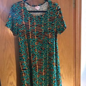EUC Lularoe Carly Leggings Material Medium